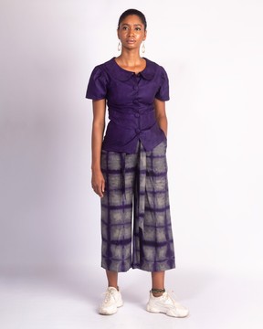 Jupe-culotte courte nouée Obasima SS21