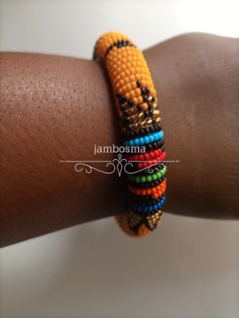 Bracelet de perles africaines pour femmes, bracelet indigène masai zoulou
