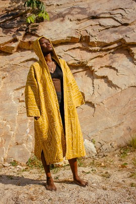 Astrothunder Hooded Bogolan Cloak (Pre-Order)