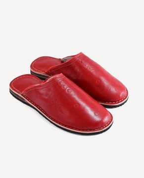 Handmade original leather slipper
