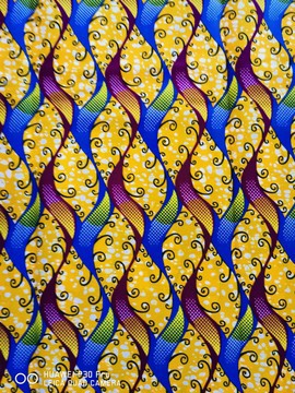 6 YARDS WAX PAGNE WAX AFRICAN FABRIC ANKARA PRINTED FABRIC