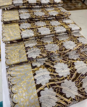 Embroidery Grand Glitter Super wax Vlisco/ Ankara Print