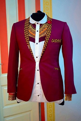 Costume trois pièces Ankara pour hommes élégants Ankara suit