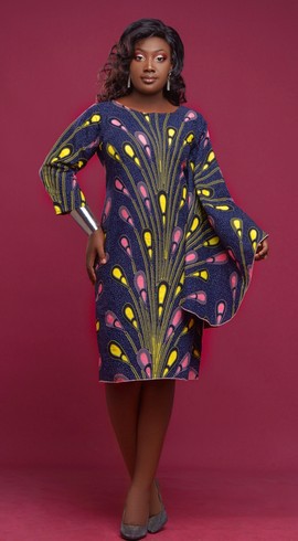Wax loincloth straight dress