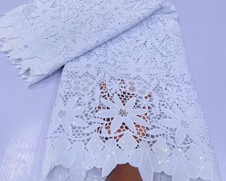 Cord Lace fabric 5 yards
