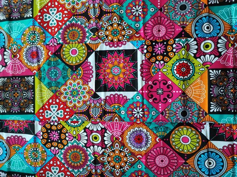 100% AFRICAN WAX FABRIC SOLD BY 1 YARD