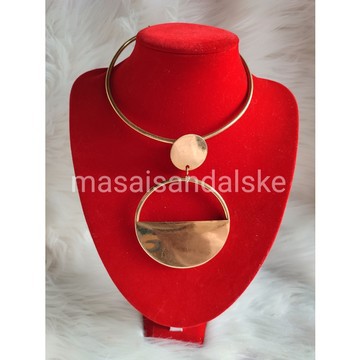 Collier en laiton africain, collier en laiton, collier tribal, collier Boho, collier élégant