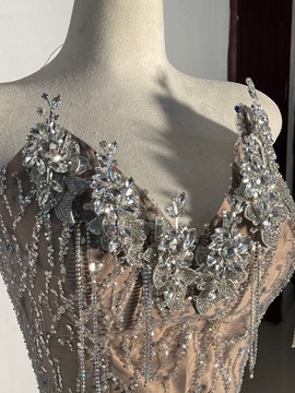 Silver Ice Corset Dress