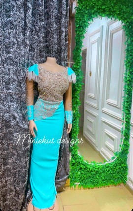 Embellir la robe perlée, embellir la robe de luxe