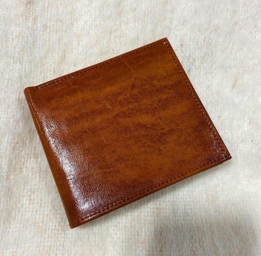 handmade real leather wallet