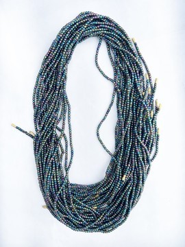 Set of 4 Muti-Colored Pearl  String Beads