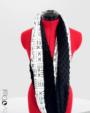 Écharpe Snood modulable en polaire / jersey