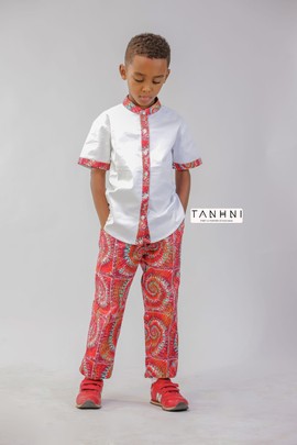 Pantalon en wax EMILE