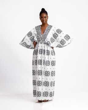 Ankara show me around dress