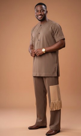 African Wedding Suit | Senator Suit | Dashiki Shirt | Men’s Kaftan