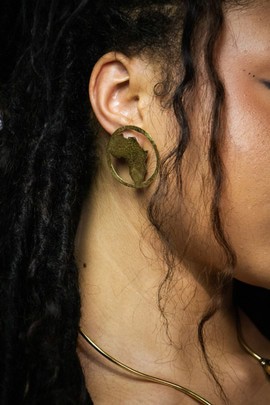 Magnifiques boucles d'oreilles « AFRIK »