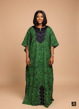 Caftan boubou Adire