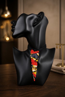 NECK OF AFRICAN WAX TISSUE