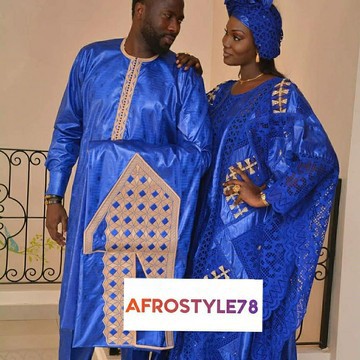 Traditional couples outfit