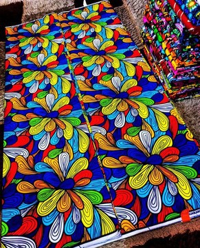Motunray ankara wax (6yards) , pure cotton