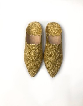 Genuine genuine leather slippers
