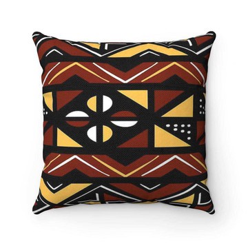 (2 Sets) - Mud Cloth African Pillow Covers Brown | Boho Decor(MORE SIZES AVAILABLE)