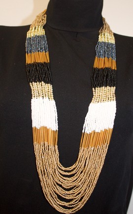 Long necklace "Annette Mbaye d'Erneville