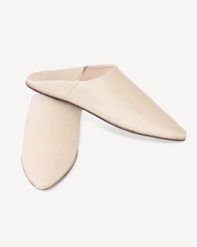 Babouche en cuir original fait main