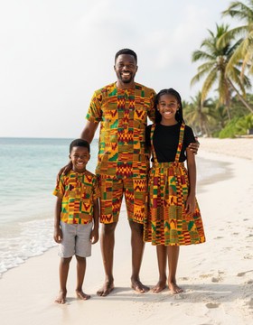 The Ancestral Shoreline Collection: Heritage-Inspired Beachwear for the Whole Family