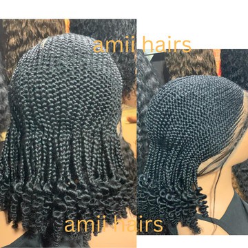 Braided Wig,. Cornrow Braid wig, Braids wig , Ket cornrow. Wig for black women