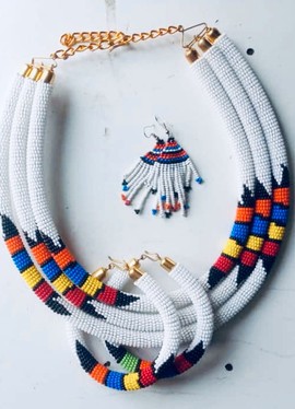 Collier / collier de perles / collier africain / cadeau pour elle / collier africain / perles zoulou