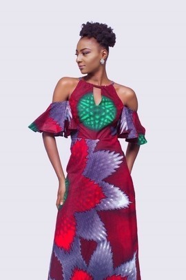African Print Long Dress, Ankara Dress, African Print Dress, African Clothing for Women