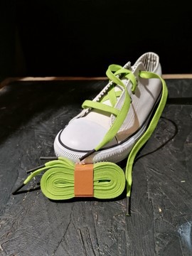 LACES n°OO 80/110/150 cm 31.5/43.3/59 inch Green Sneakers Tennis Trainers Cool Original Style Look