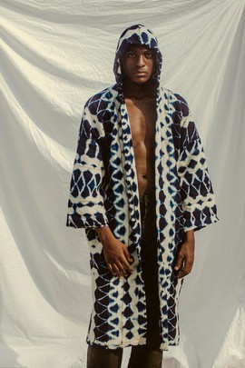 Græ Hooded Bogolan Cloak (Pre-Order)