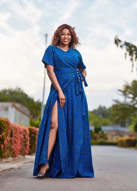 WEALTH WRAP DRESS