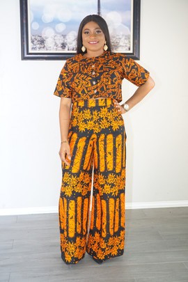 ODERE MULTI COLORED ANKARA PRINT SET