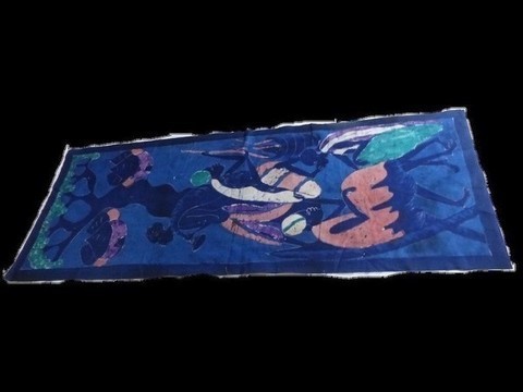 tableau batik seine du village023