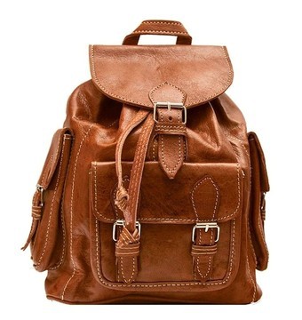 Very good quality handmade original real leather backpack