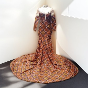 Robe de bal africaine, robe de mariée, robe sirène
