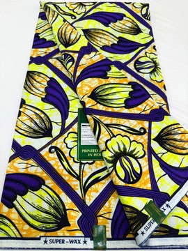 Original VLISCO Super Wax fabric/ Dutch Wax/ Hollandais Wax