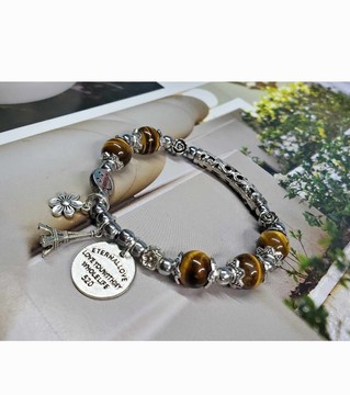 Tiger eye bracelet/ natural stone/ Madagascar