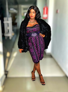Laila Exquisite African Woman Jumpsuit For Weddings/Special occasions/Plus Size