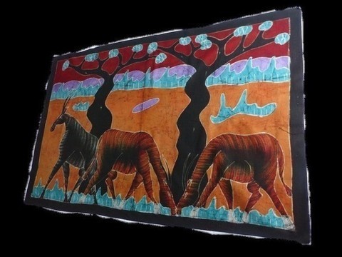 tableau batik seine du village