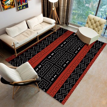 Trident African Style Rugs Multicolor Zigzag Carpet (LARGER SIZES AVAILABLE)
