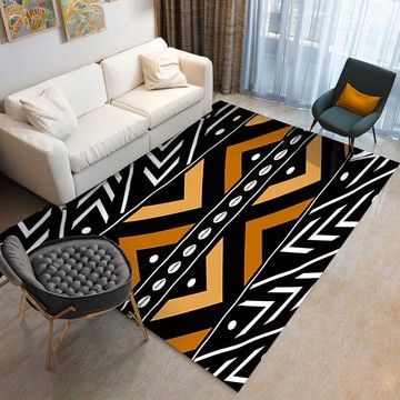 African Geometric Carpet Tribal Style Rug Design (LARGER SIZES AVAILABLE)
