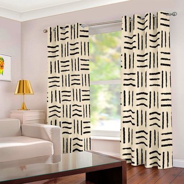 Cultural Unique Bath Mat White and Black Bathroom Rug (LARGER SIZES AVAILABLE)