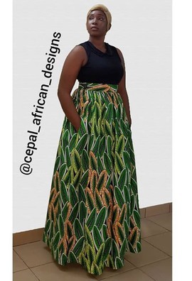 Odion African Maxi Skirt