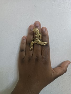 Brass rings, African brass rings, boho rings, statement rings, ankh Brass rings