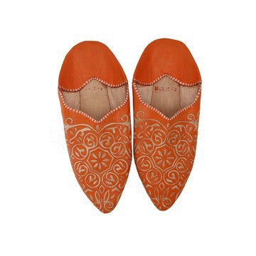 Ballerine en cuir véritable fait main