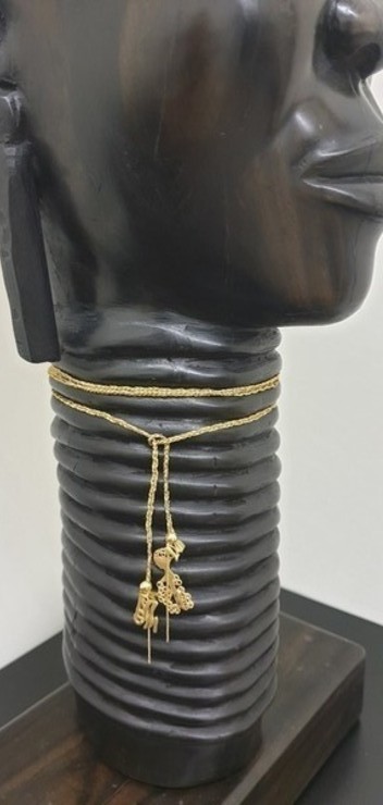 Silk and Sterling Silver 925 Niom necklace
